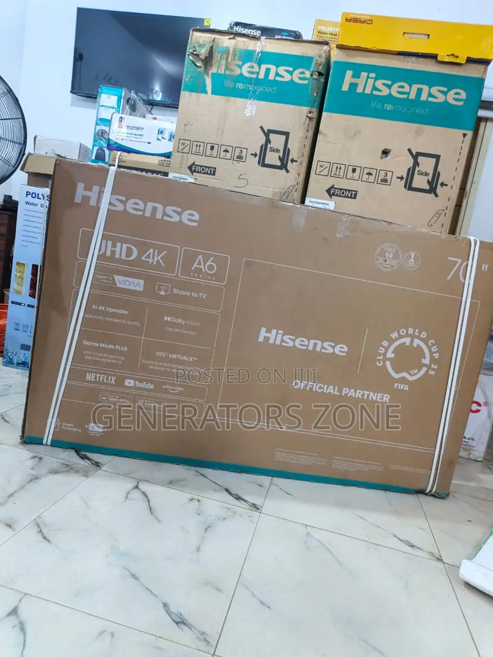 Hisense 70′′ Ultra Hd Smart Tv A6k – 70a6k