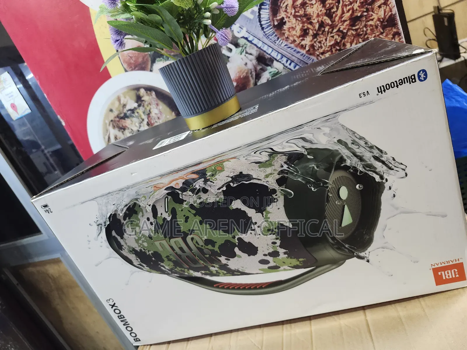 Original JBL Boombox 3 – Mega Bass • 24 Hours Battery • Camo Edition