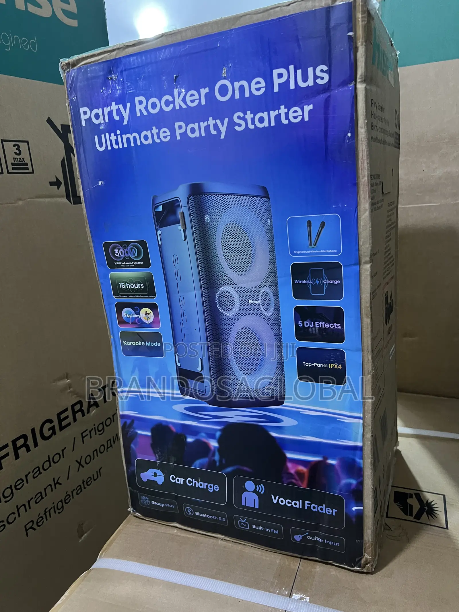 Original Hisense Aud110hp 2.0 Party Rocker With Heavy Sound Punch