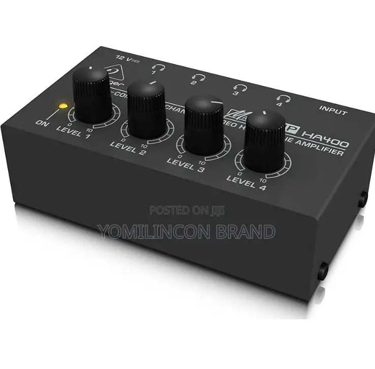 Behringer Microamp Ha400 Ultra-Compact 4 Channel Stereo Headphone