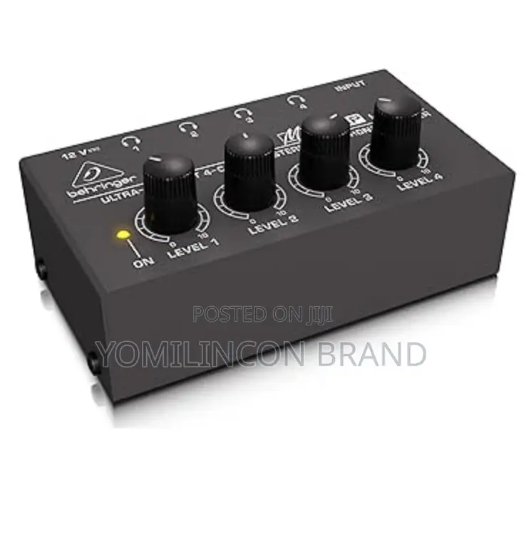 Behringer Microamp Ha400 Ultra-Compact 4 Channel Stereo Headphone