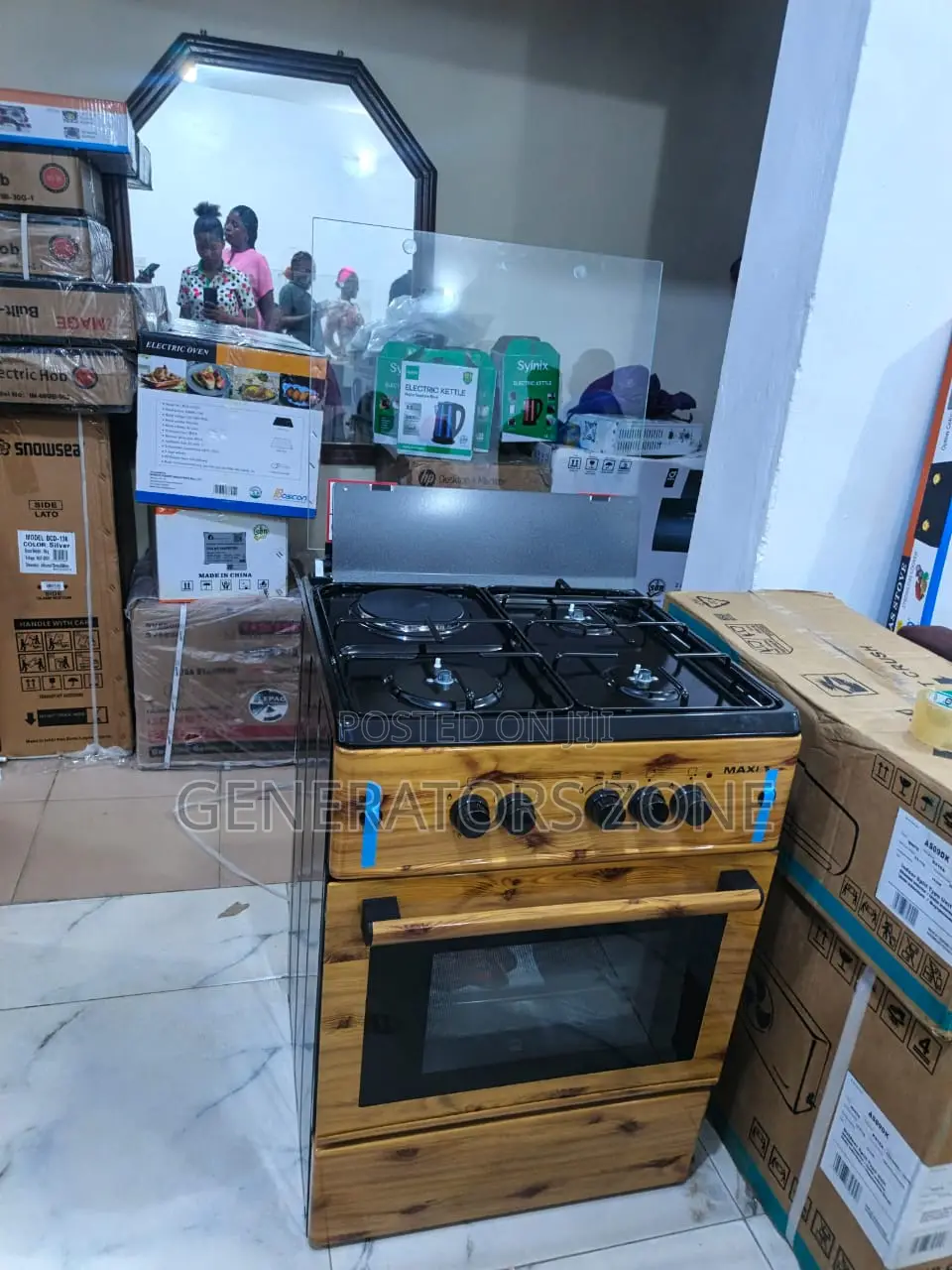 Maxi 60 by 60 Cooker 3+1 Burner F6b31g2