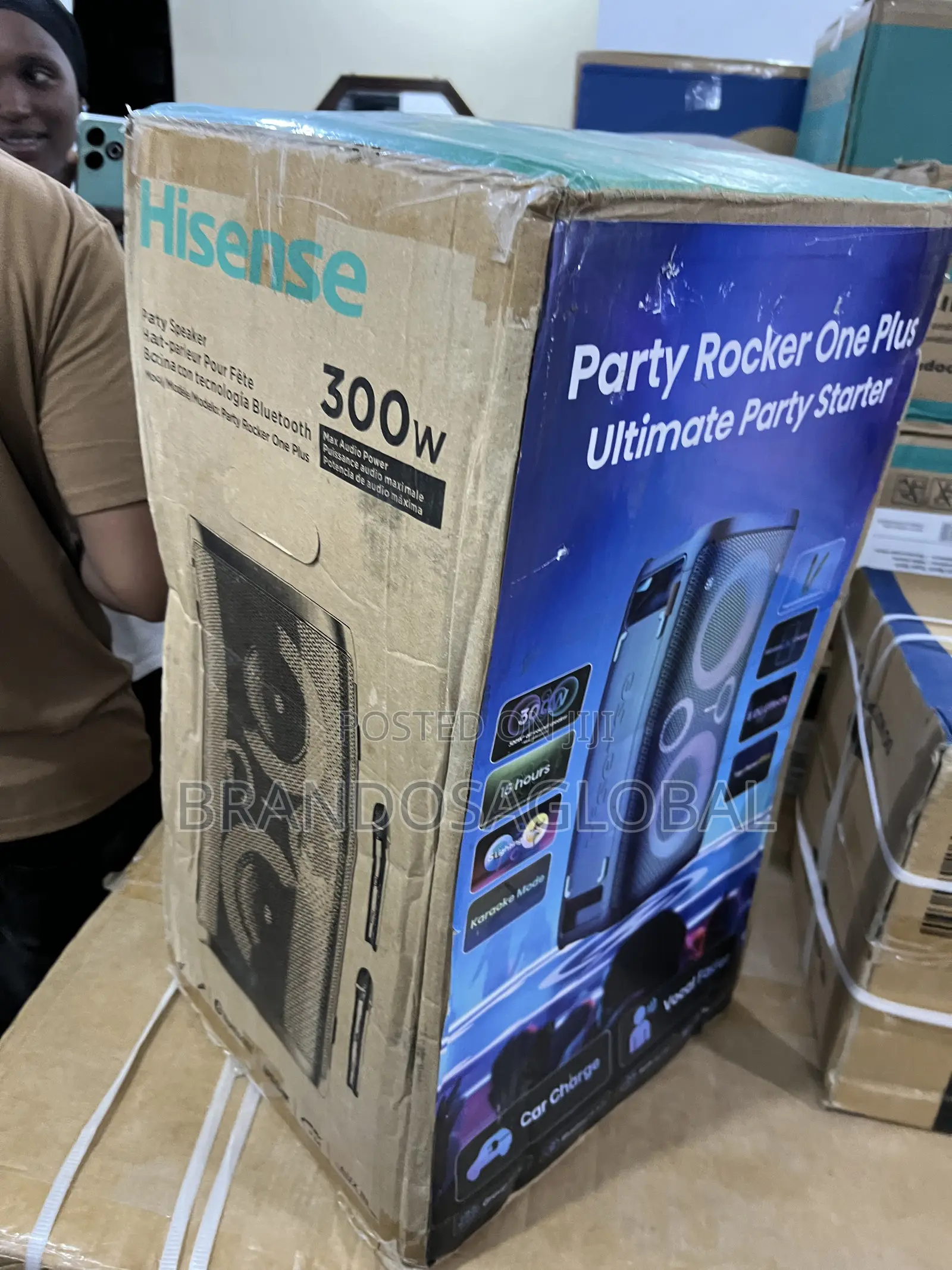 Hisense Party Rocker 300w Aud110hp With Rechargeable Mic