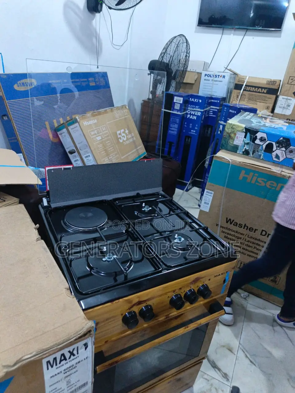 Maxi 60x60 Cooking Range 3+1 Model F6b31g2