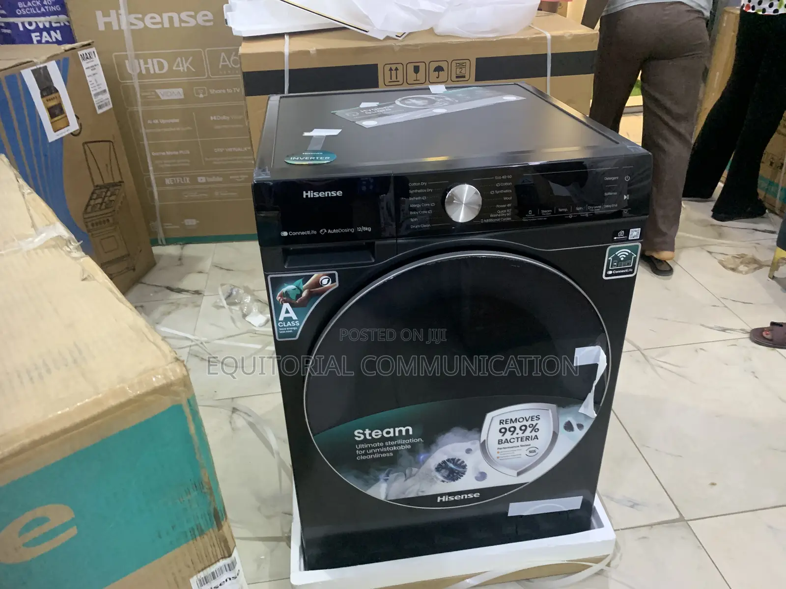 Hisense 12kg 5s Series Washer/Dryer – Child Lock Delay Start
