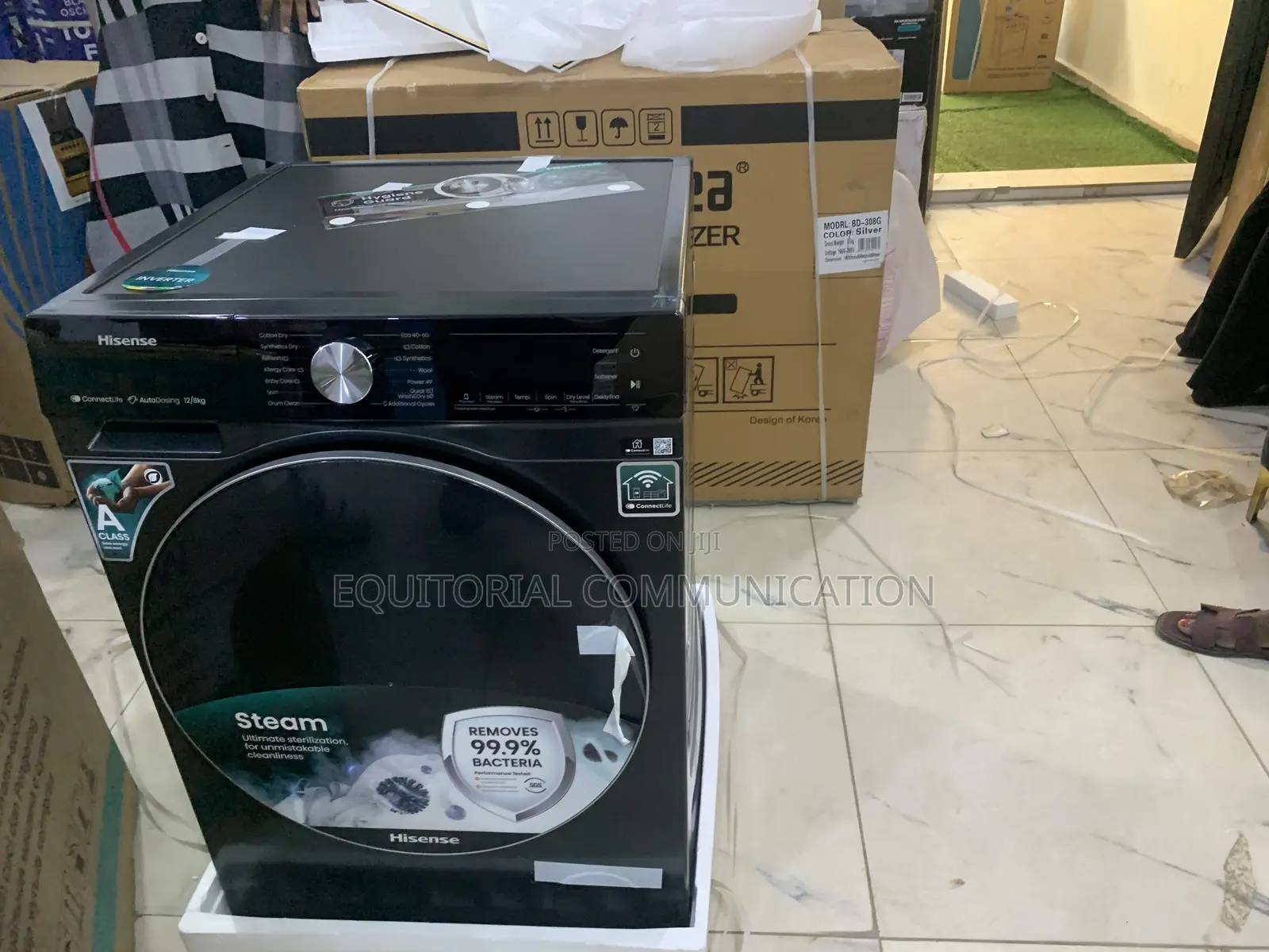 Hisense 12kg 5s Series Washer/Dryer – Child Lock Delay Start