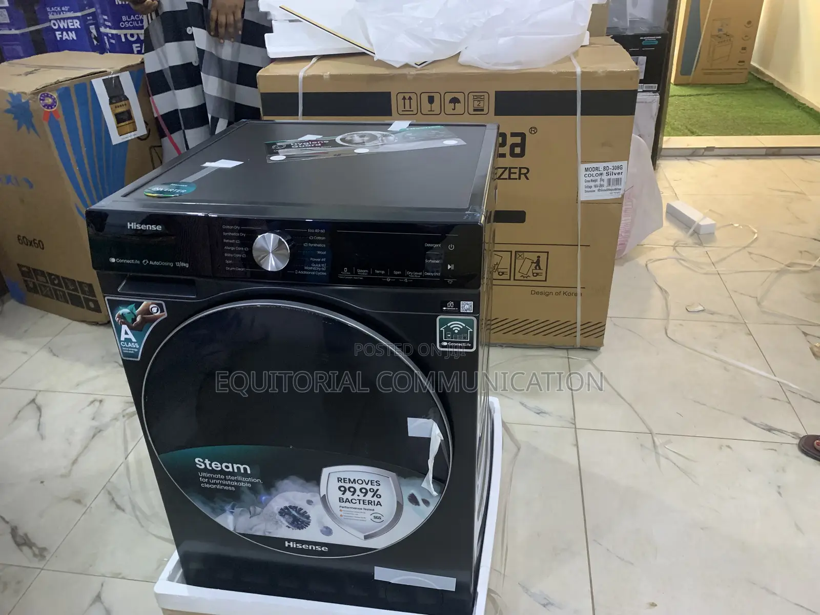 Hisense 12kg 2-in-1 Washer Dryer – Silent Inverter