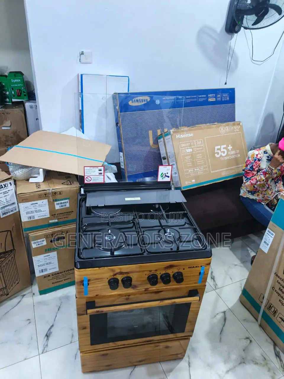 Maxi 3+1 Gas Cooking Unit F6b31g2 60×60