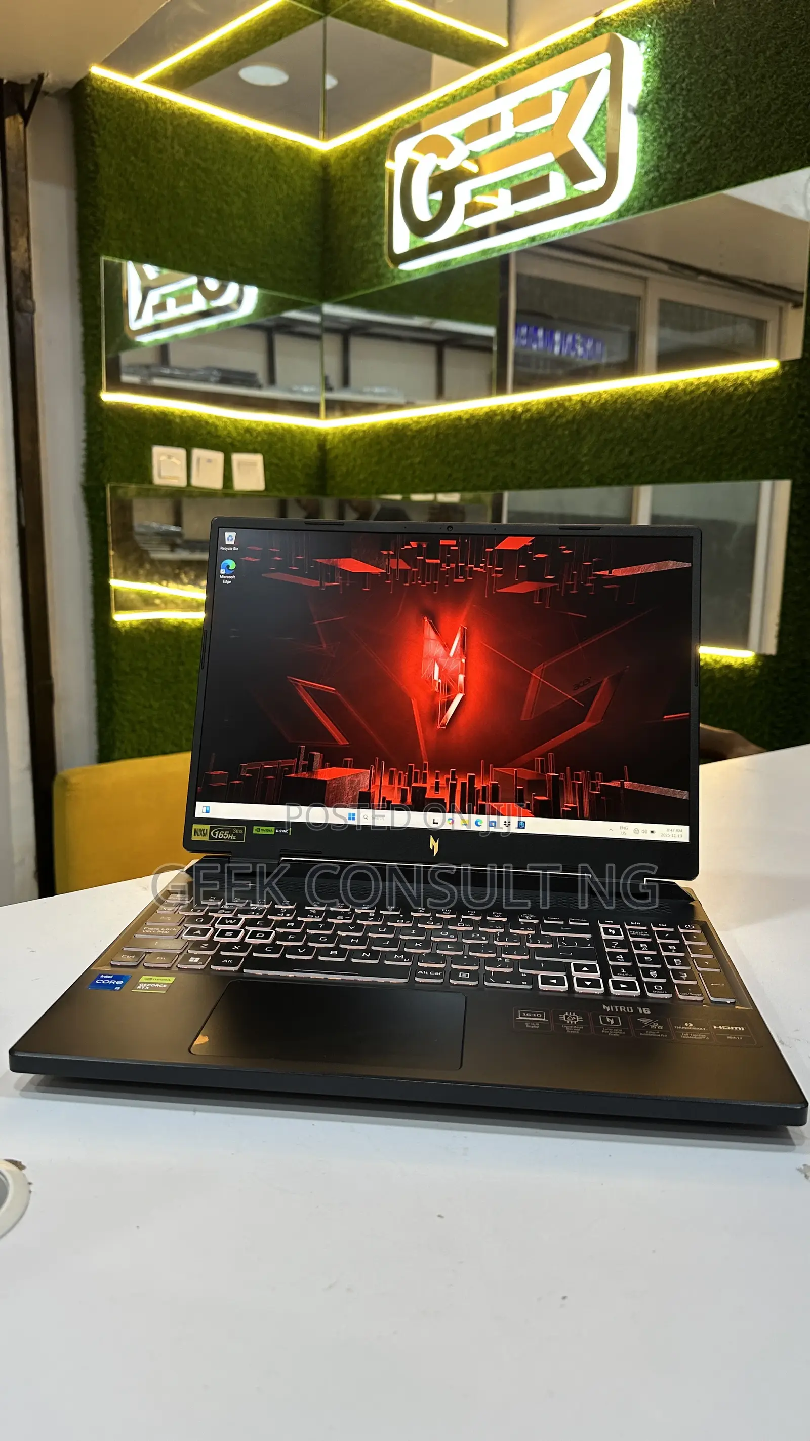 Laptop Acer Nitro 5 16GB Intel Core i5 SSD 1T
