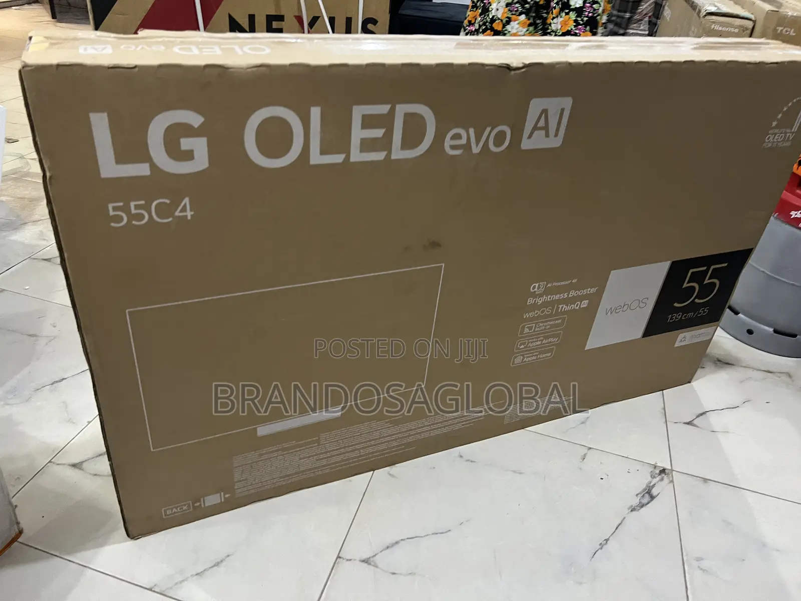 Lg 55-Inch Oled Smart Tv With Ai Thinq + Magic Remote