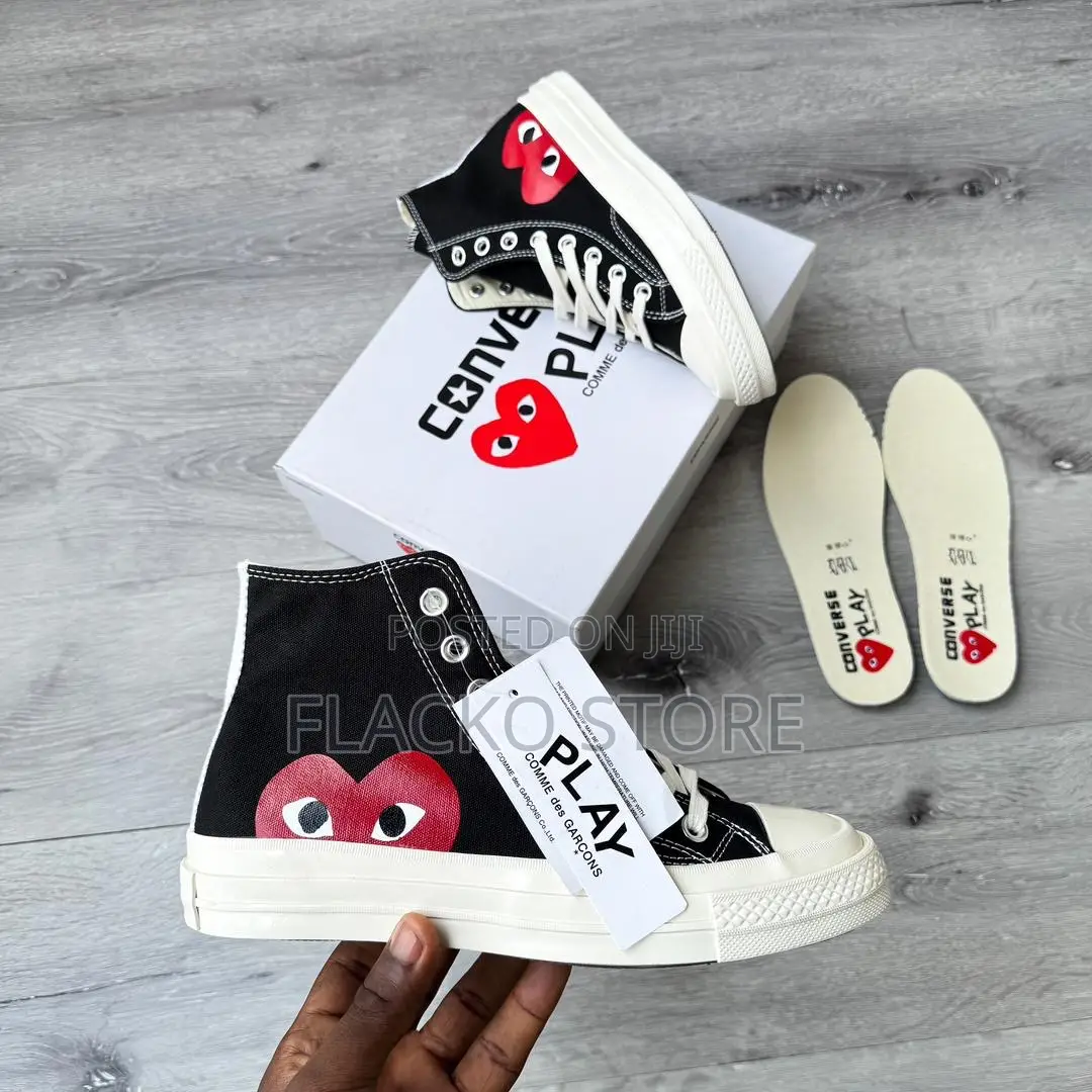 Original Commes Des Garçons Play X Converse Chuck Taylor 70s Sneakers