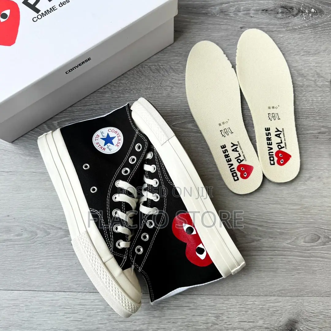 Original Commes Des Garçons Play X Converse Chuck Taylor 70s Sneakers