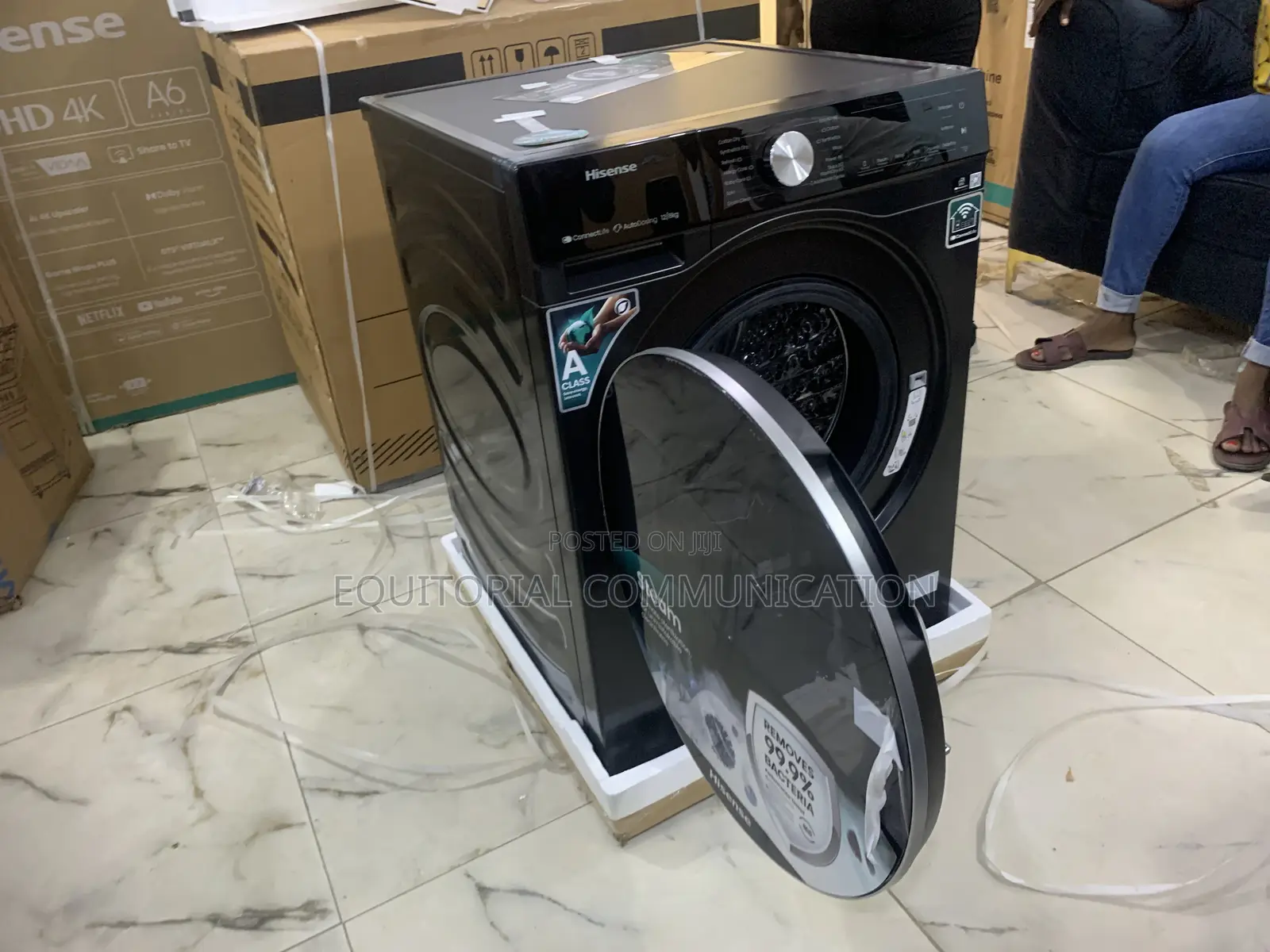 Hisense 12kg Wash Dry – Sleek Modern Appliance