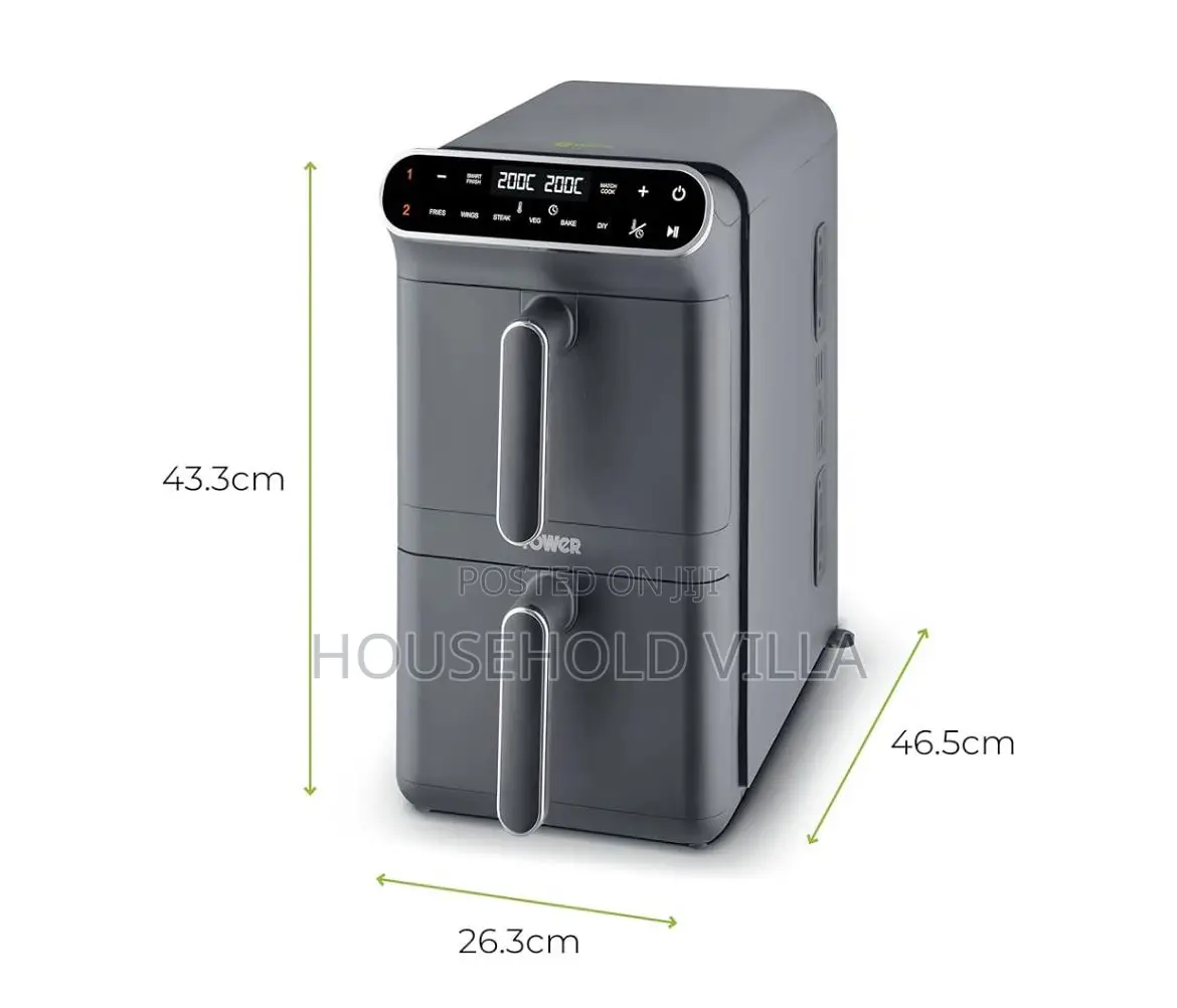 Tower Vortx Xl Dual Stack Digital Air Fryer