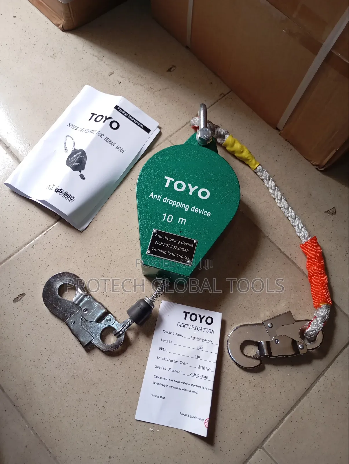 10 Meters Fall Arrestor (150kg)