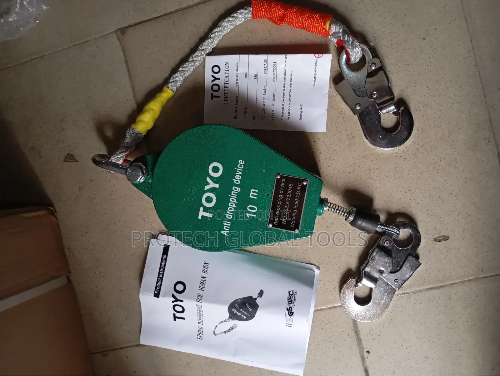 10 Meters Fall Arrestor (150kg)