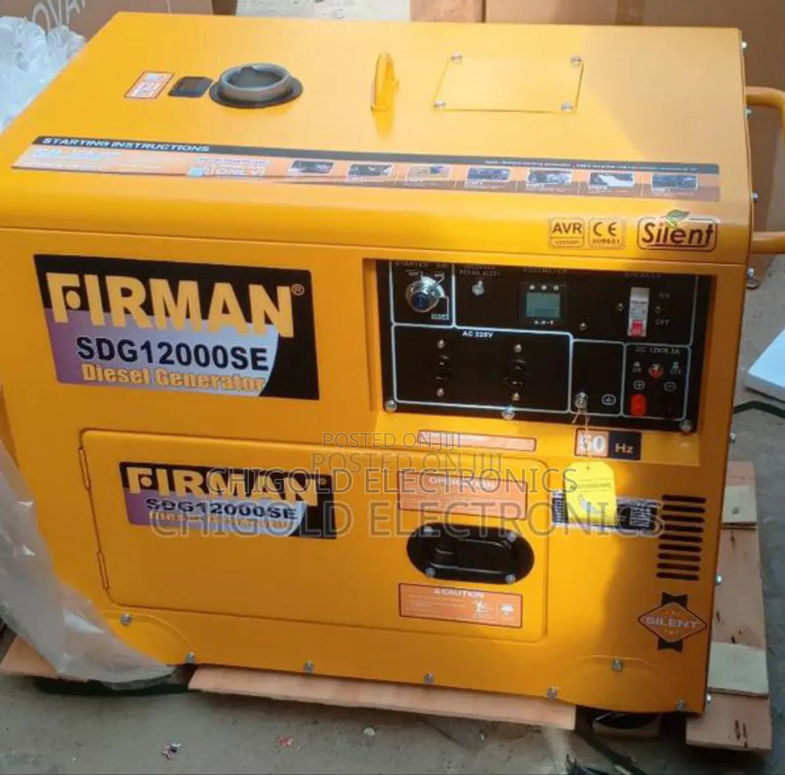 Original Fireman Diesel Generator Some Proof 100% Copper Coil 12.5 Kva