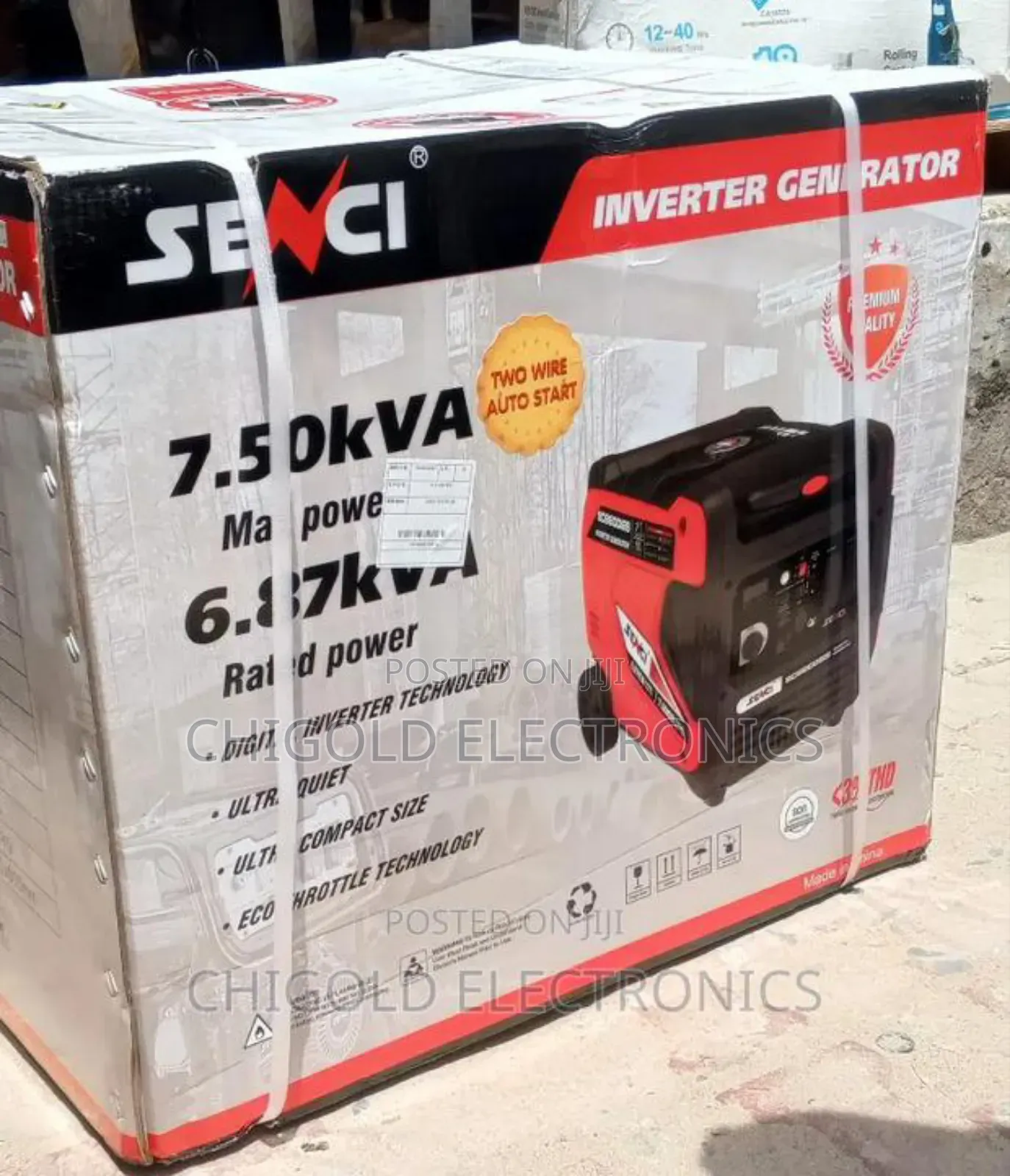 Original Senci Inverter Generator 7.5 Kva