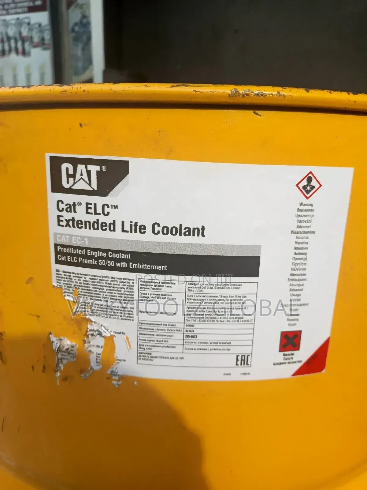 Cat Extended Life Coolant 205-6613 v Cat Ec-1 Prediluted Coolant