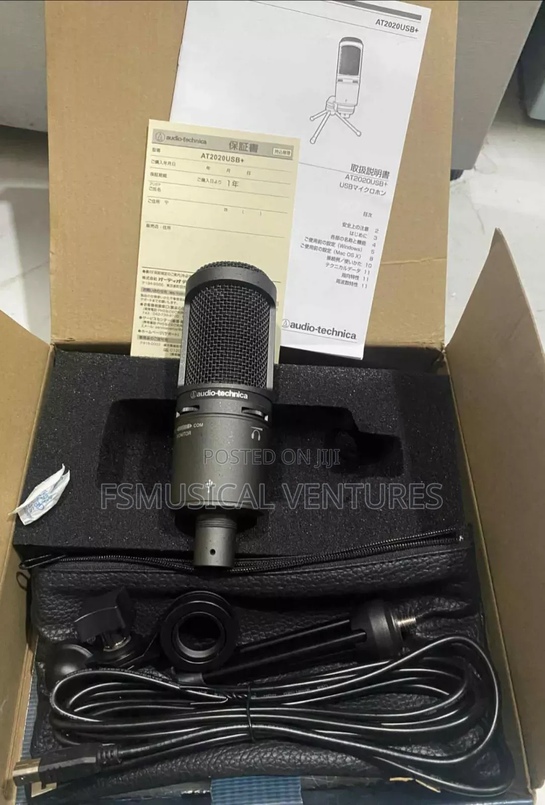 Audio-Technica At2020usb+ Cardioid Condenser Usb Microphone