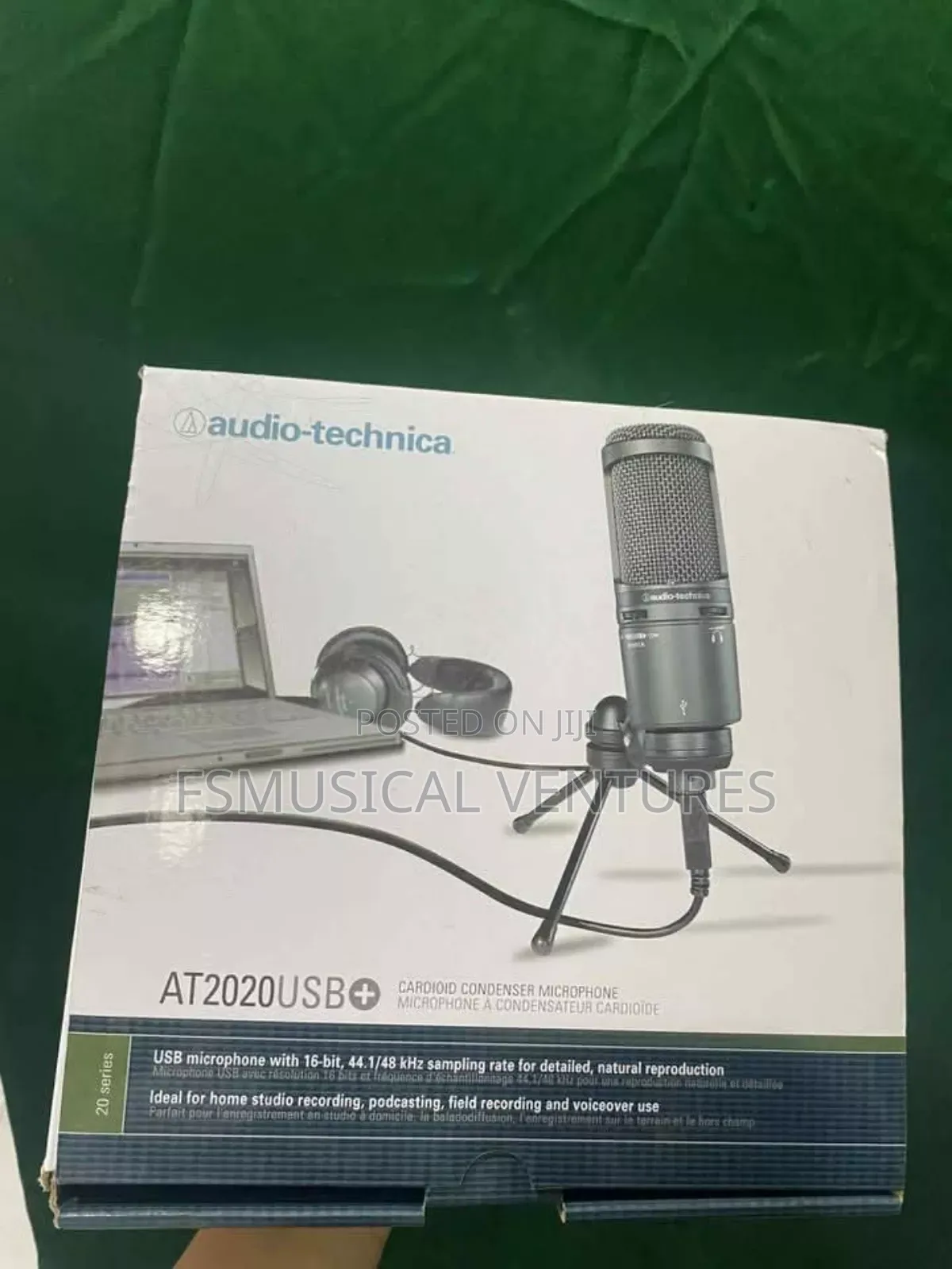 Audio-Technica At2020usb+ Cardioid Condenser Usb Microphone