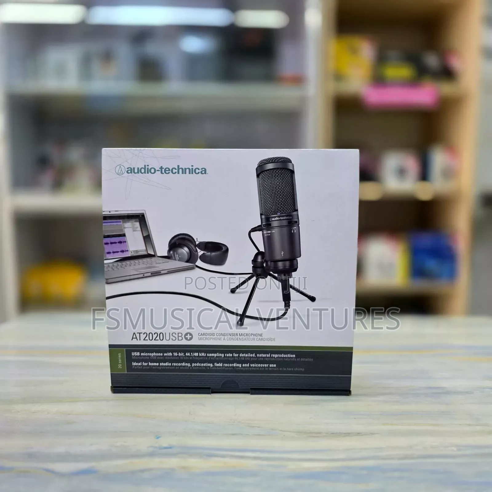 Audio-Technica At2020usb+ Cardioid Condenser Usb Microphone