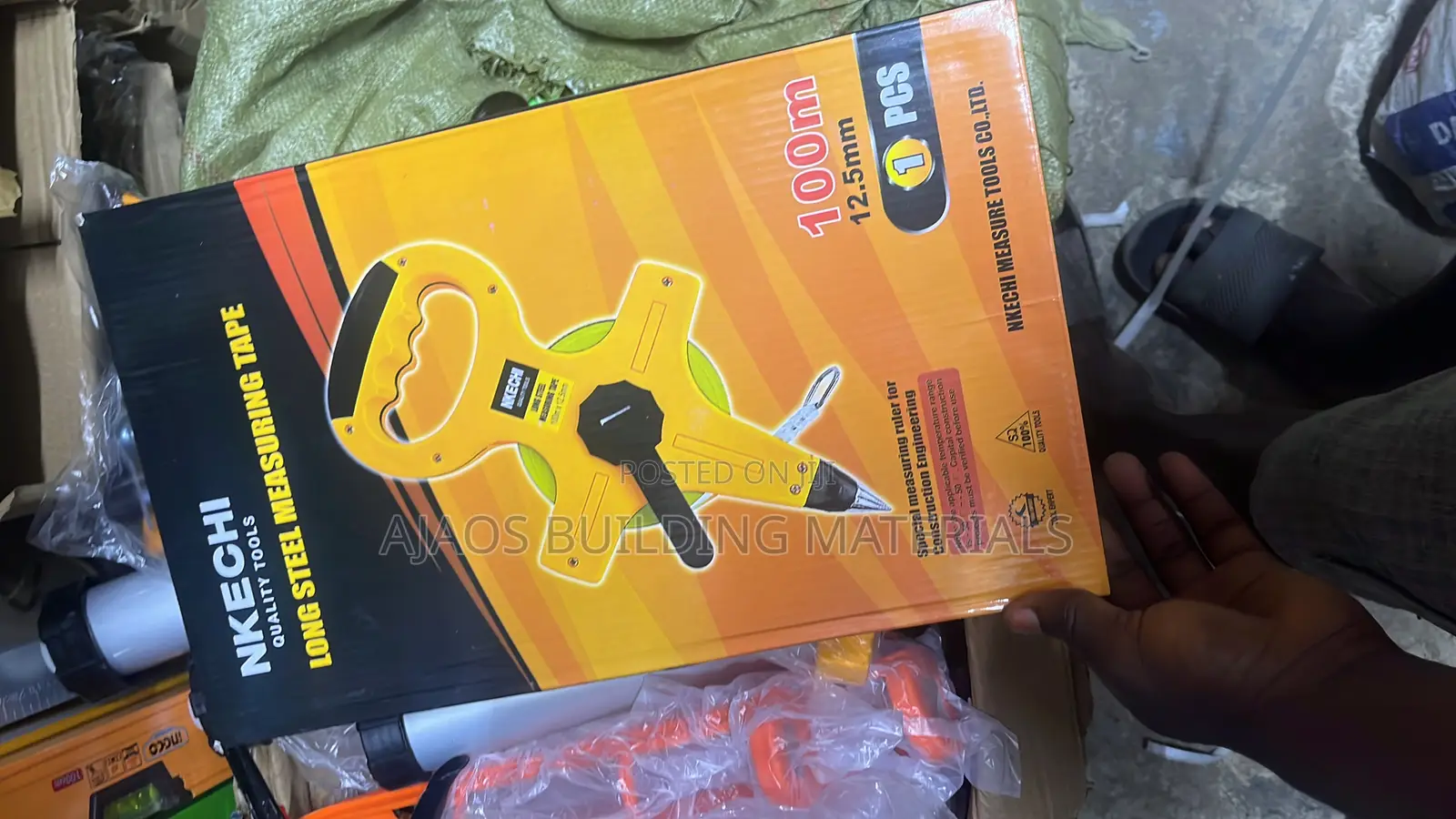 100m Long Steel Measuring Tape
