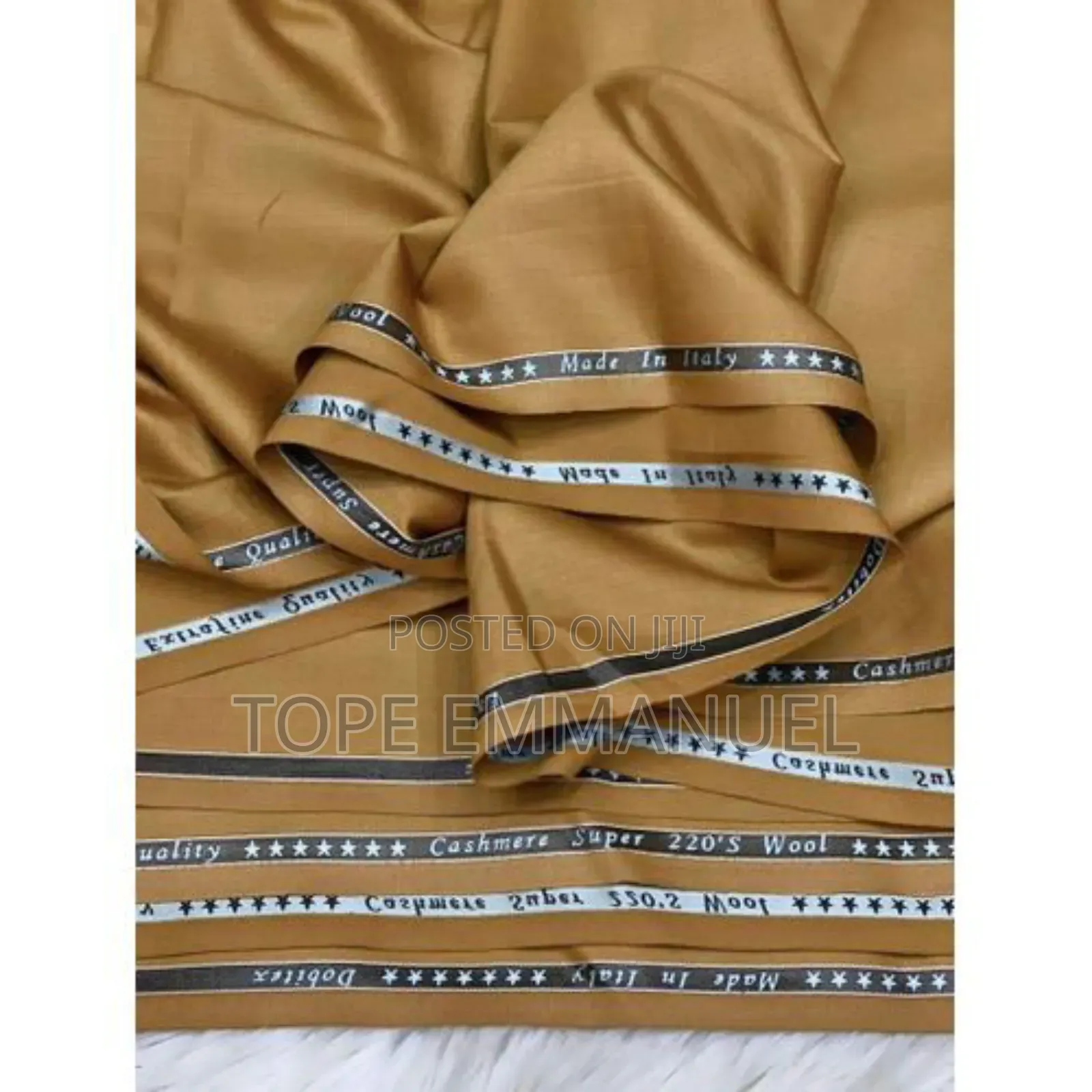 Italian 7star Cashmere Senator Material 4yards