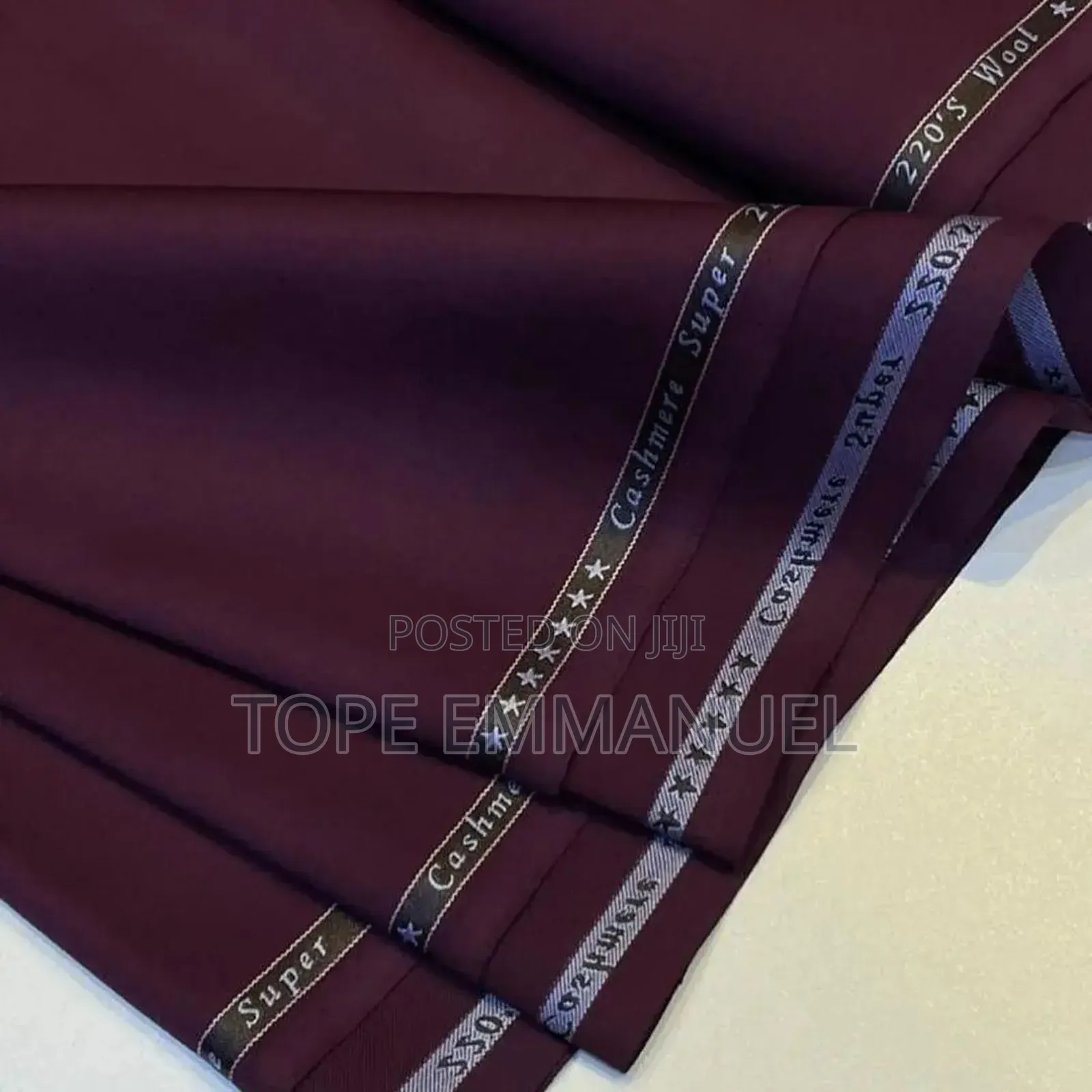 Italian 7star Cashmere Senator Material 4yards