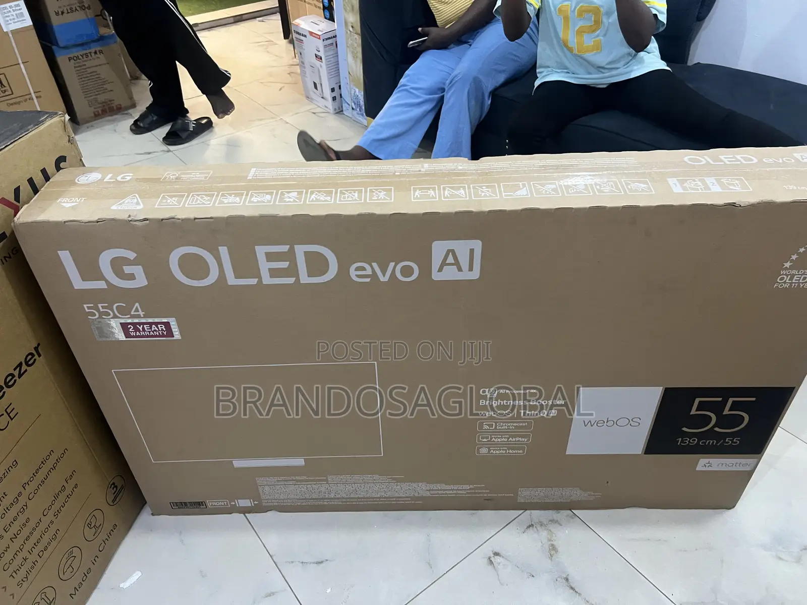 Lg 55c46la Oled Tv 55" With Dolby Atmos Audio Boost