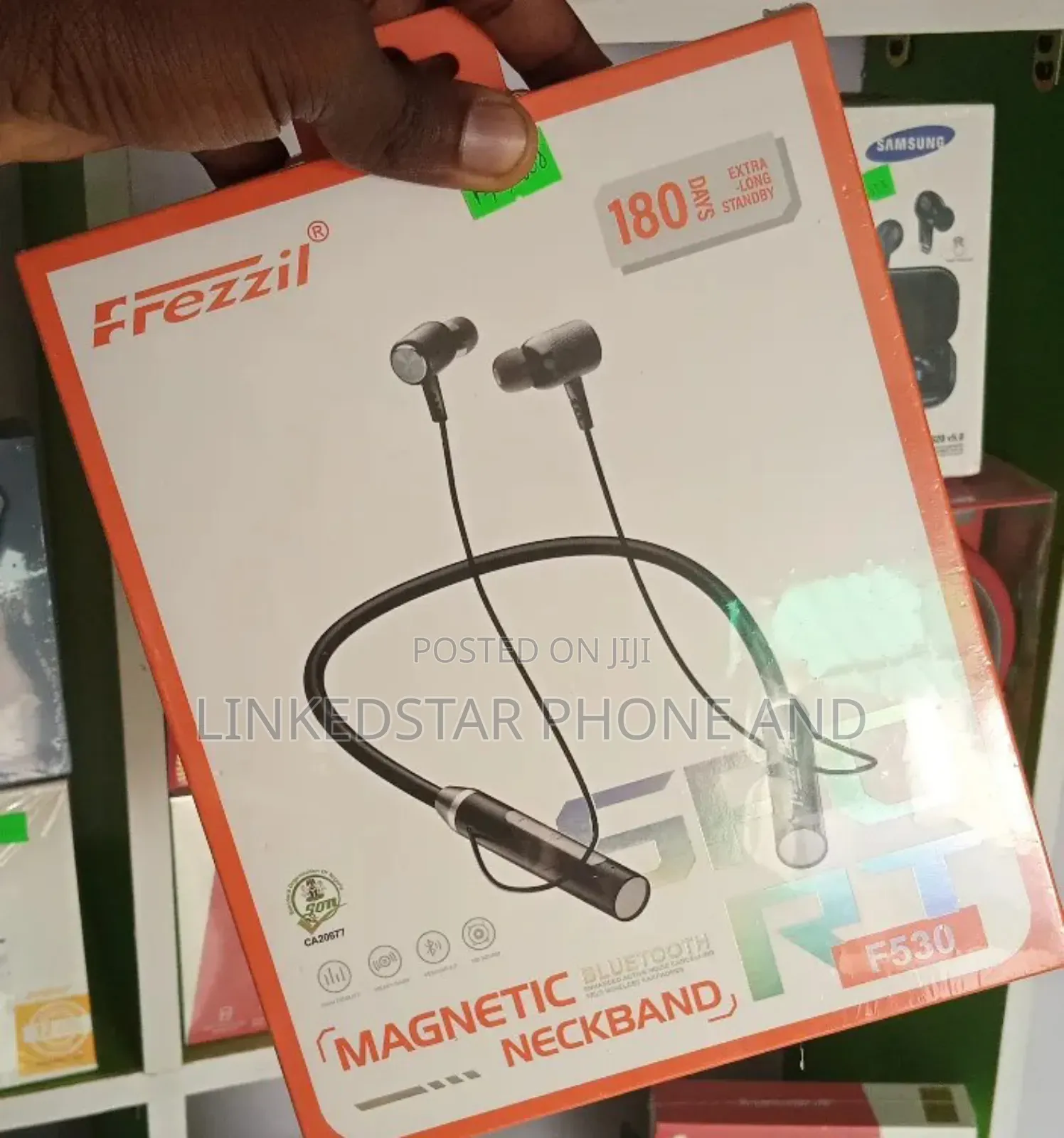 Frezzil Magnetic Neckband Bluetooth Earphne