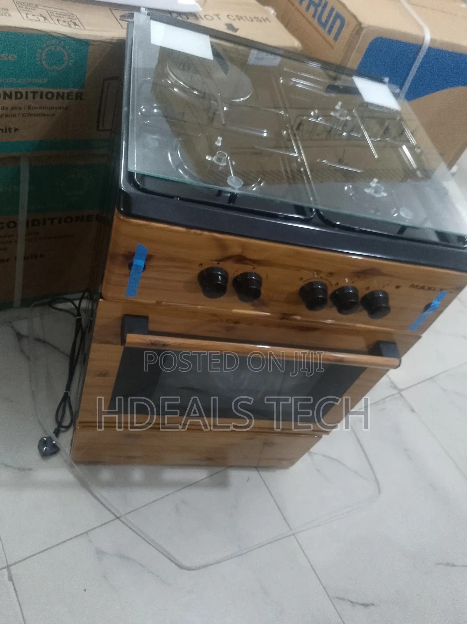 Maxi Gas Stove With Oven 60x60 - 3+1 Configuration