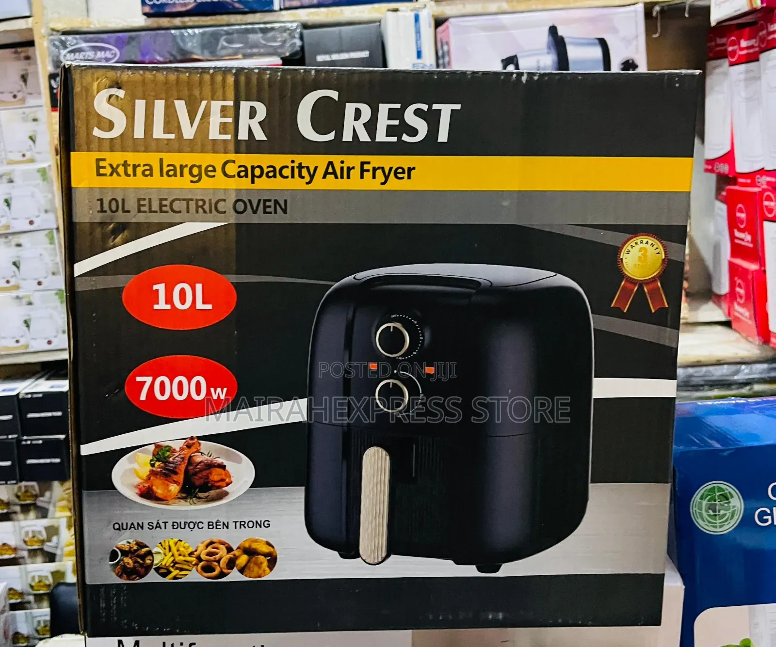7000 Watt 10l Silver Crest Air Fryer
