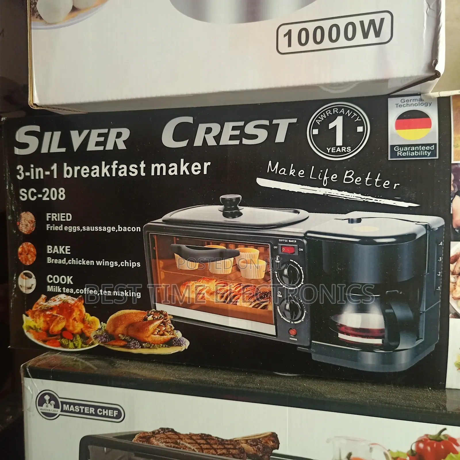 Silver Crest Multifunctional 3in1 Toaster Oven