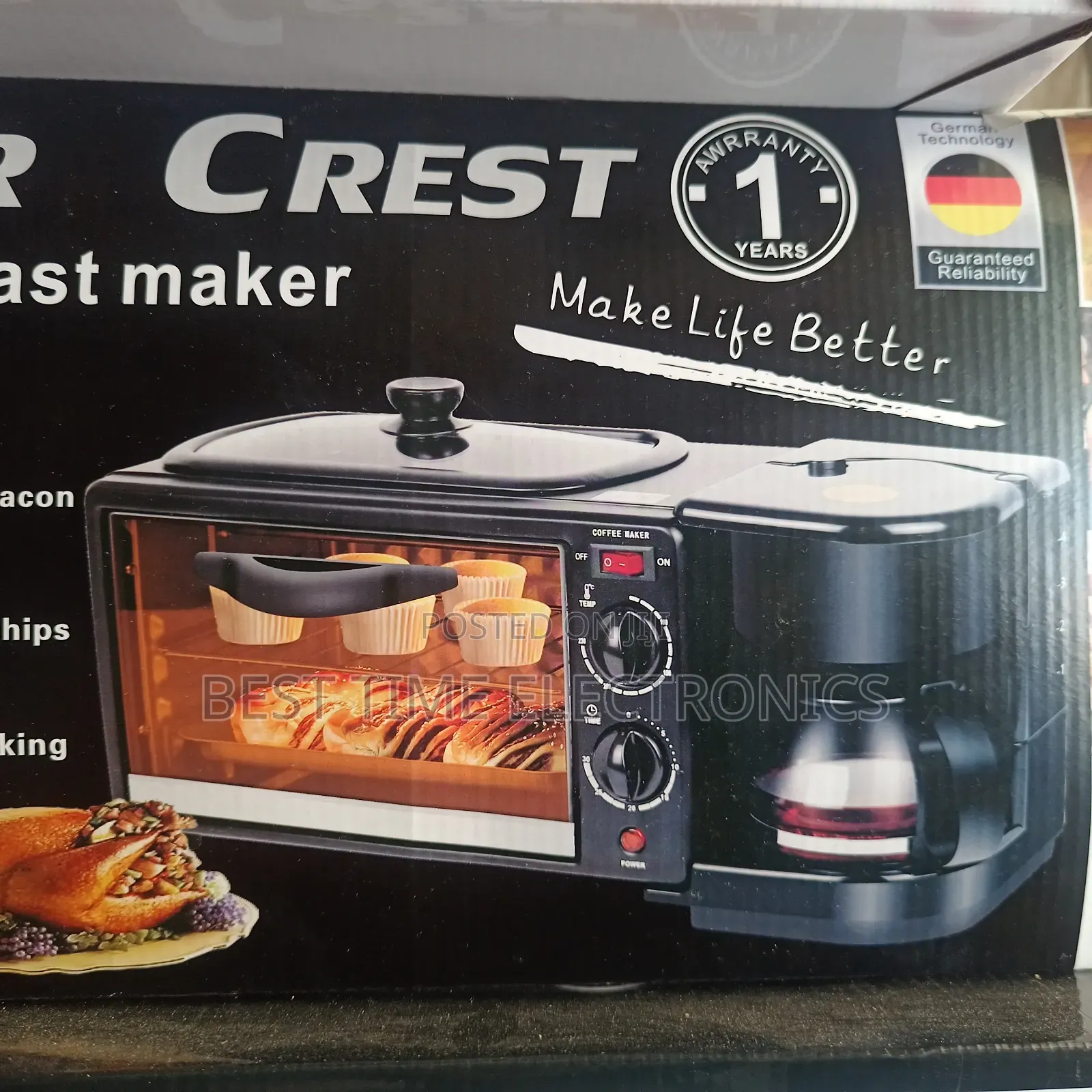 Silver Crest Multifunctional 3in1 Toaster Oven