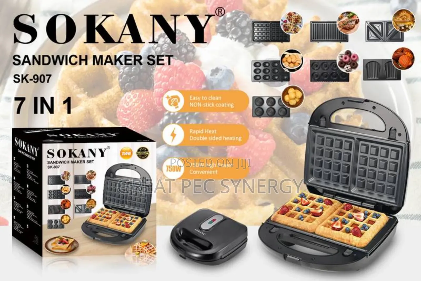 6 in 1 Sandwich Maker