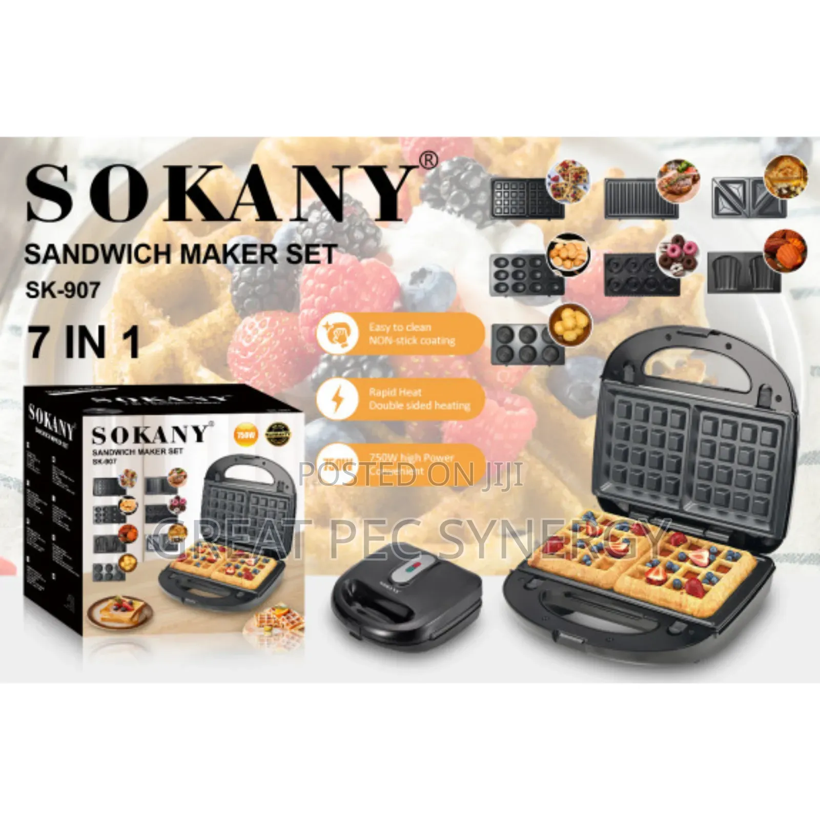 6 in 1 Sandwich Maker