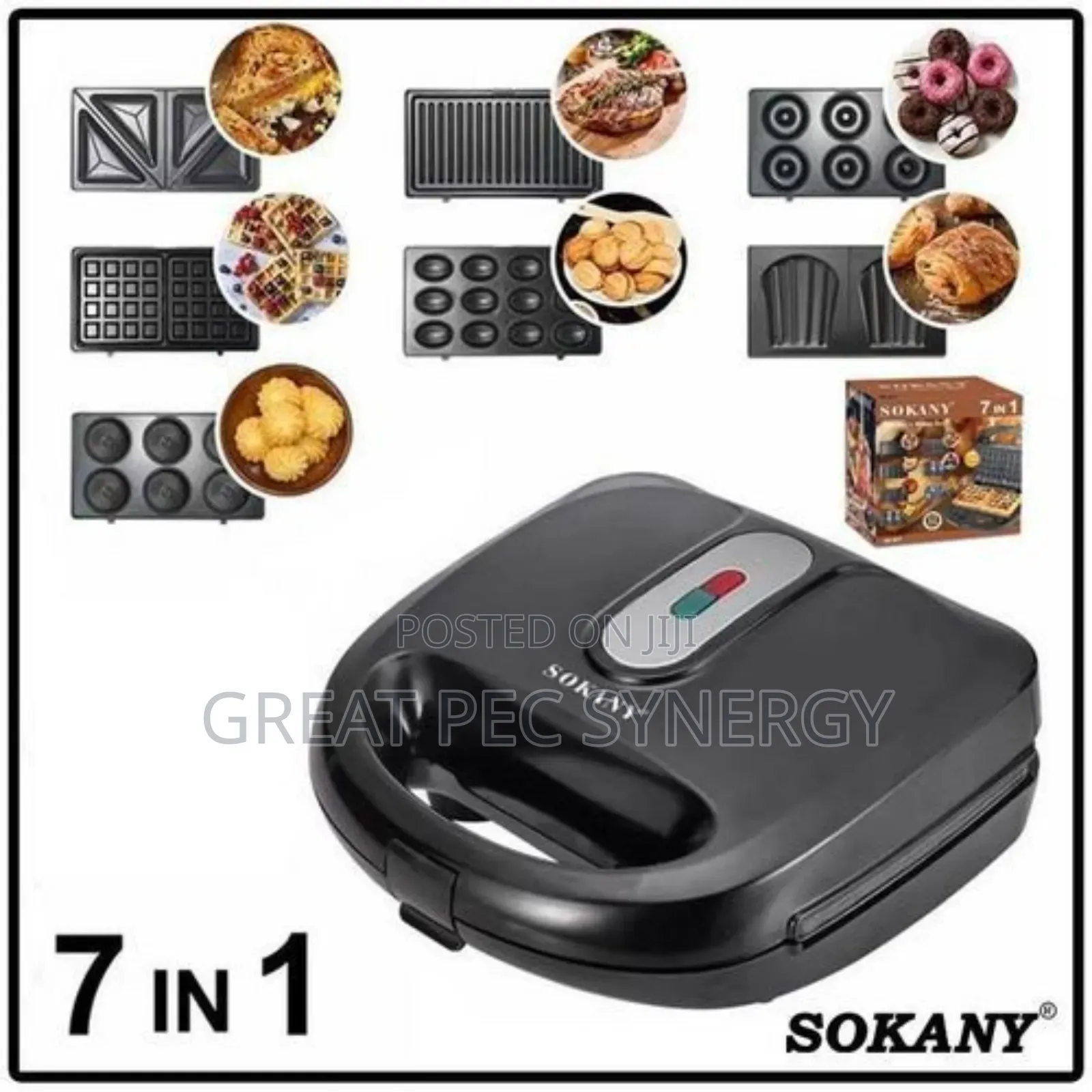 6 in 1 Sandwich Maker