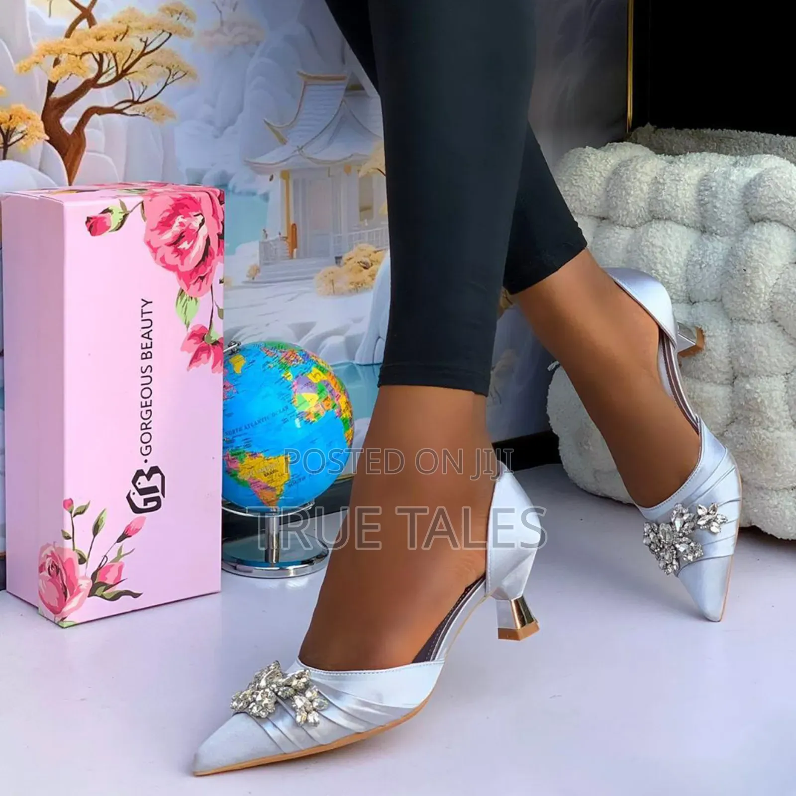 Classy Kitten Heel Pumps. #Ij. Sizes 37-46.