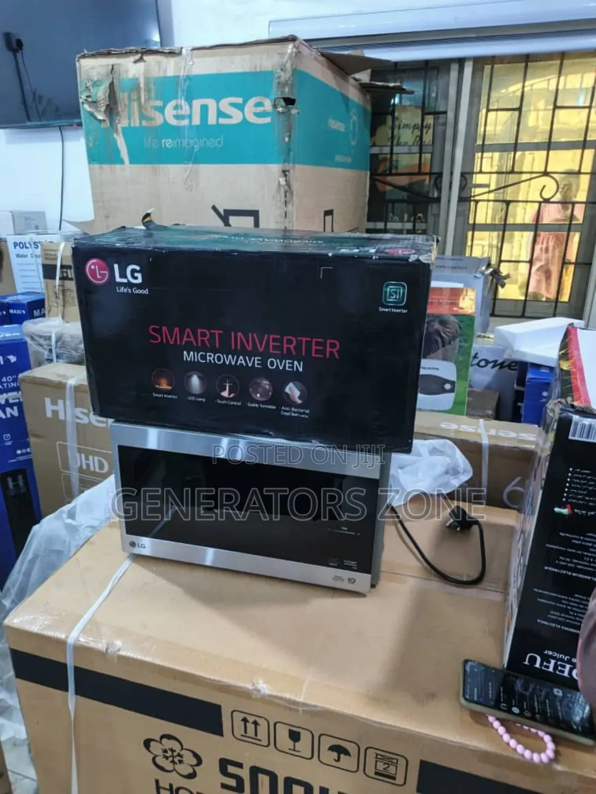 Quiet Operation
Lg 25l Ms2595cis Smart Microwave