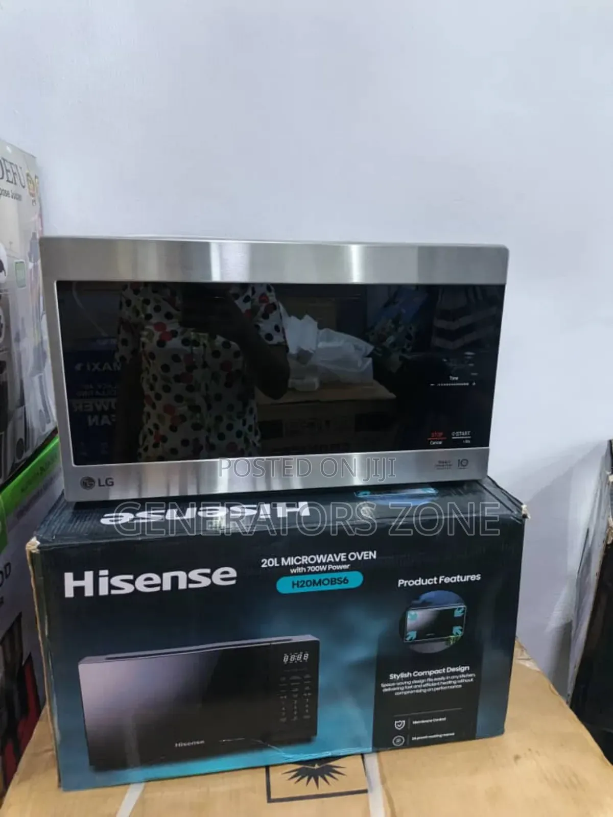 Cool-Touch Exterior
Lg 25l Smart Inverter Microwave