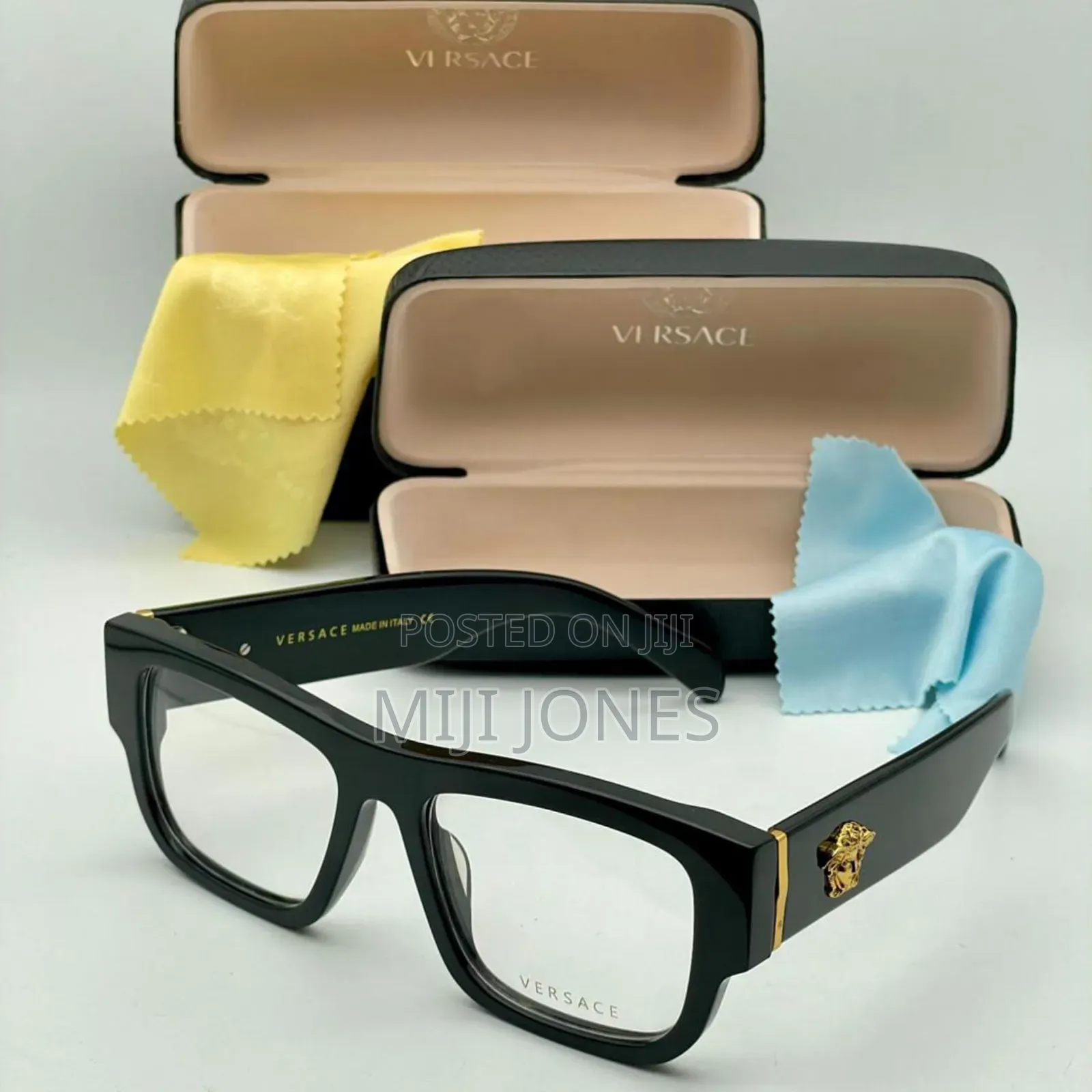 "Versace Inspired Clear Vision Eyewear"