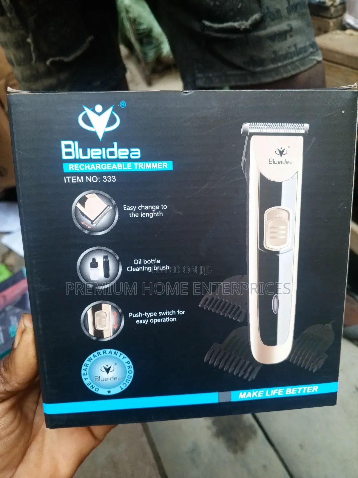 Blueidea Professional Rechargeable Hair Trimmer Set for All Ages