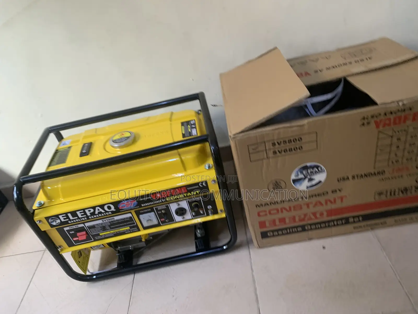 Elepaq 3.5kva Constant Sv5800 Manual Generator - 100% Copper