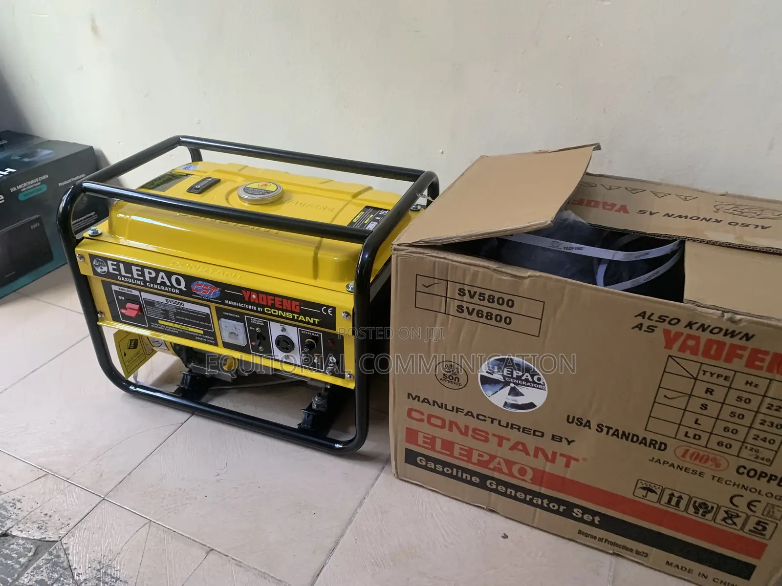 Elepaq Constant 3.5kva Generator – Power You Can Trust