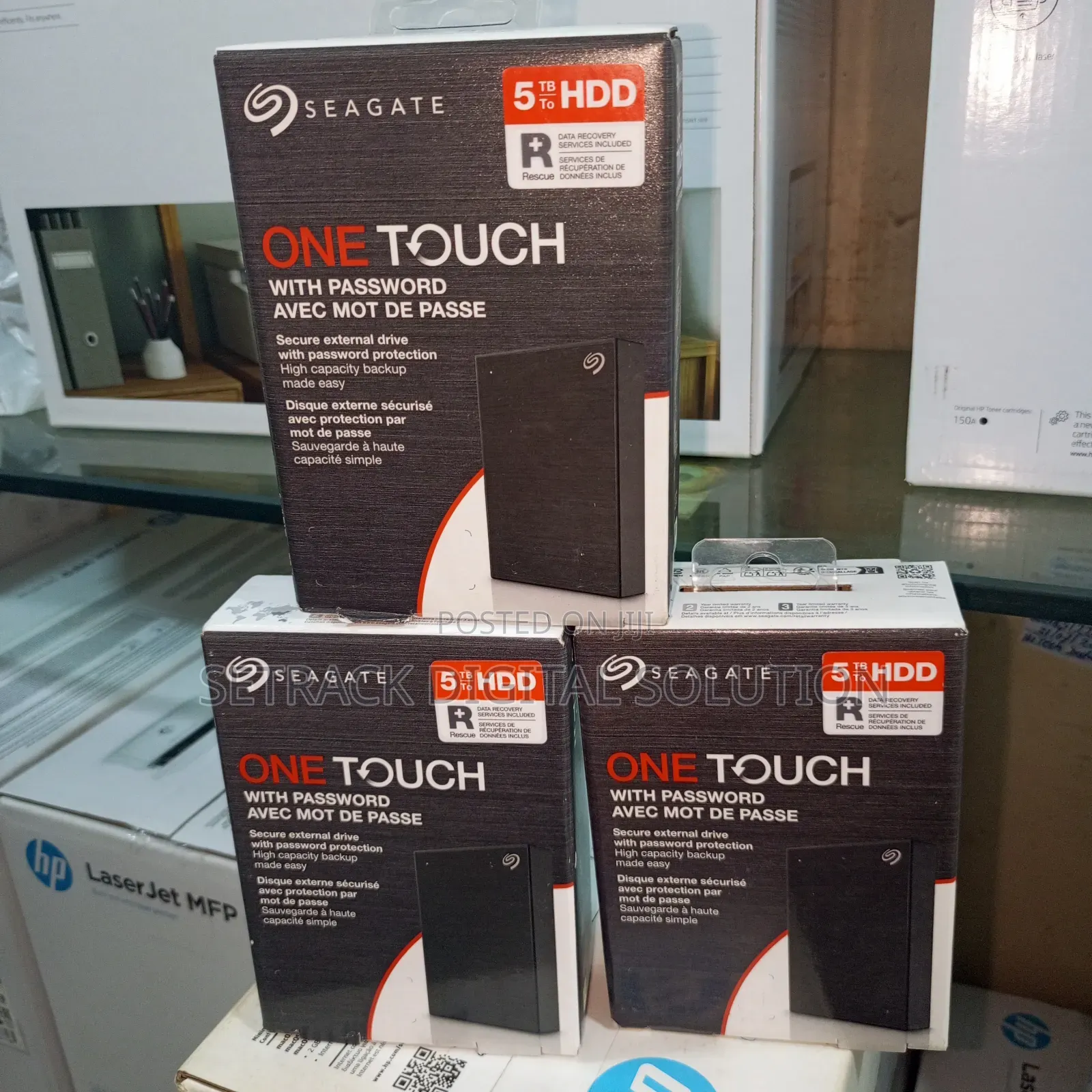 Seagate One Touch 5tb Portable Hard Drive With Rescue Data