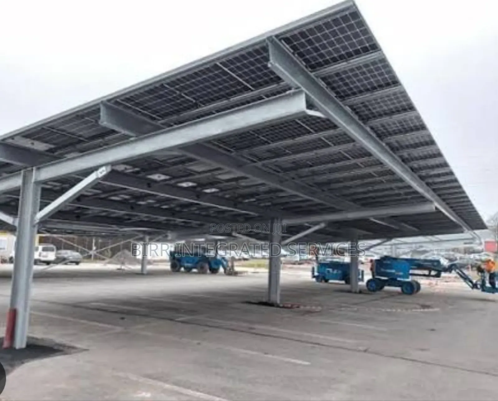 Solar Car Port Fabrication
