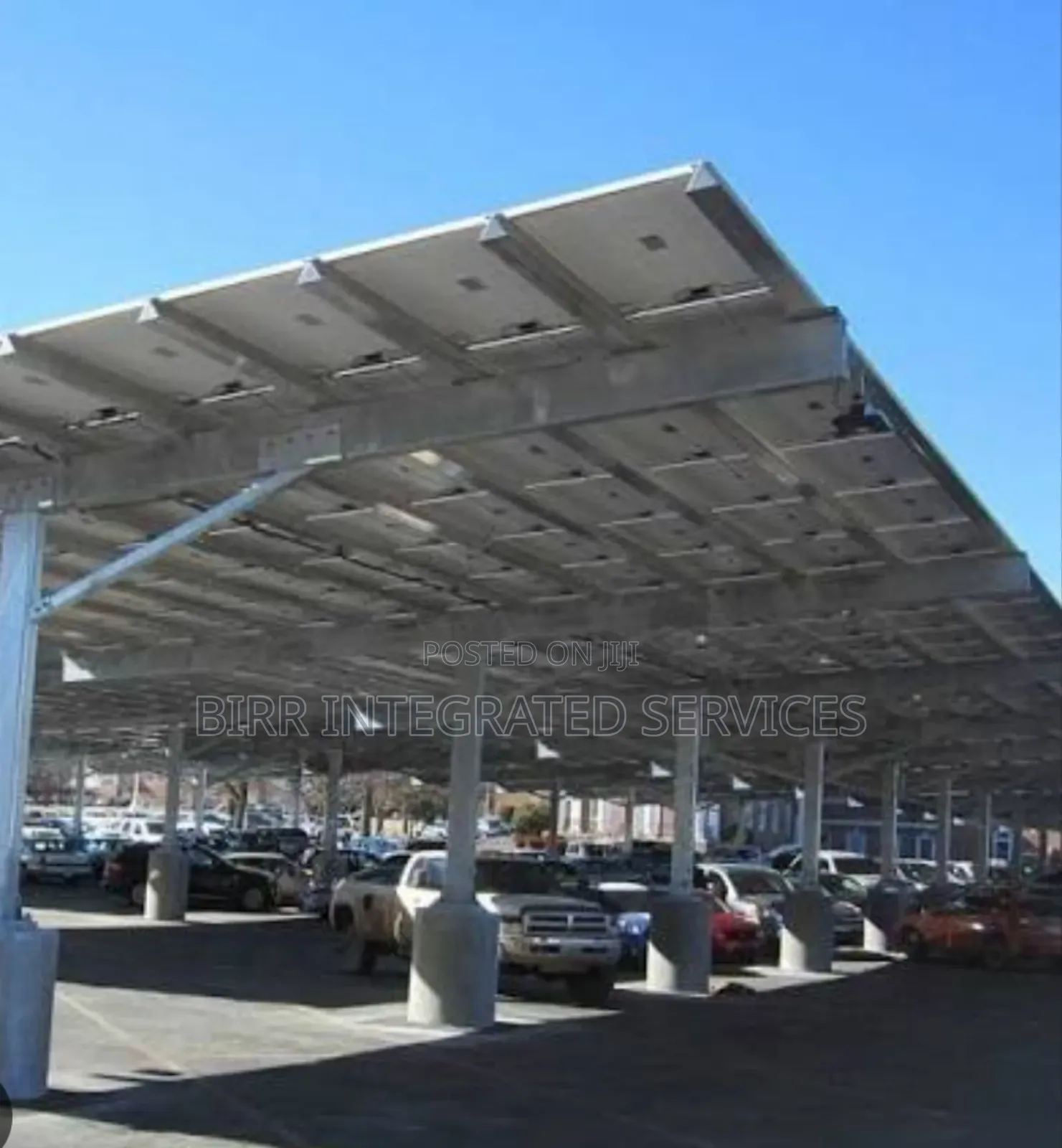 Solar Car Port Fabrication
