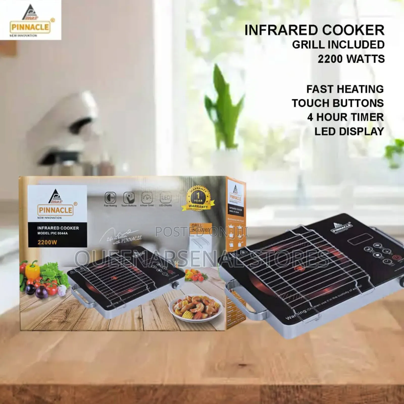 Pinnacle Infrared Cooker With Grill