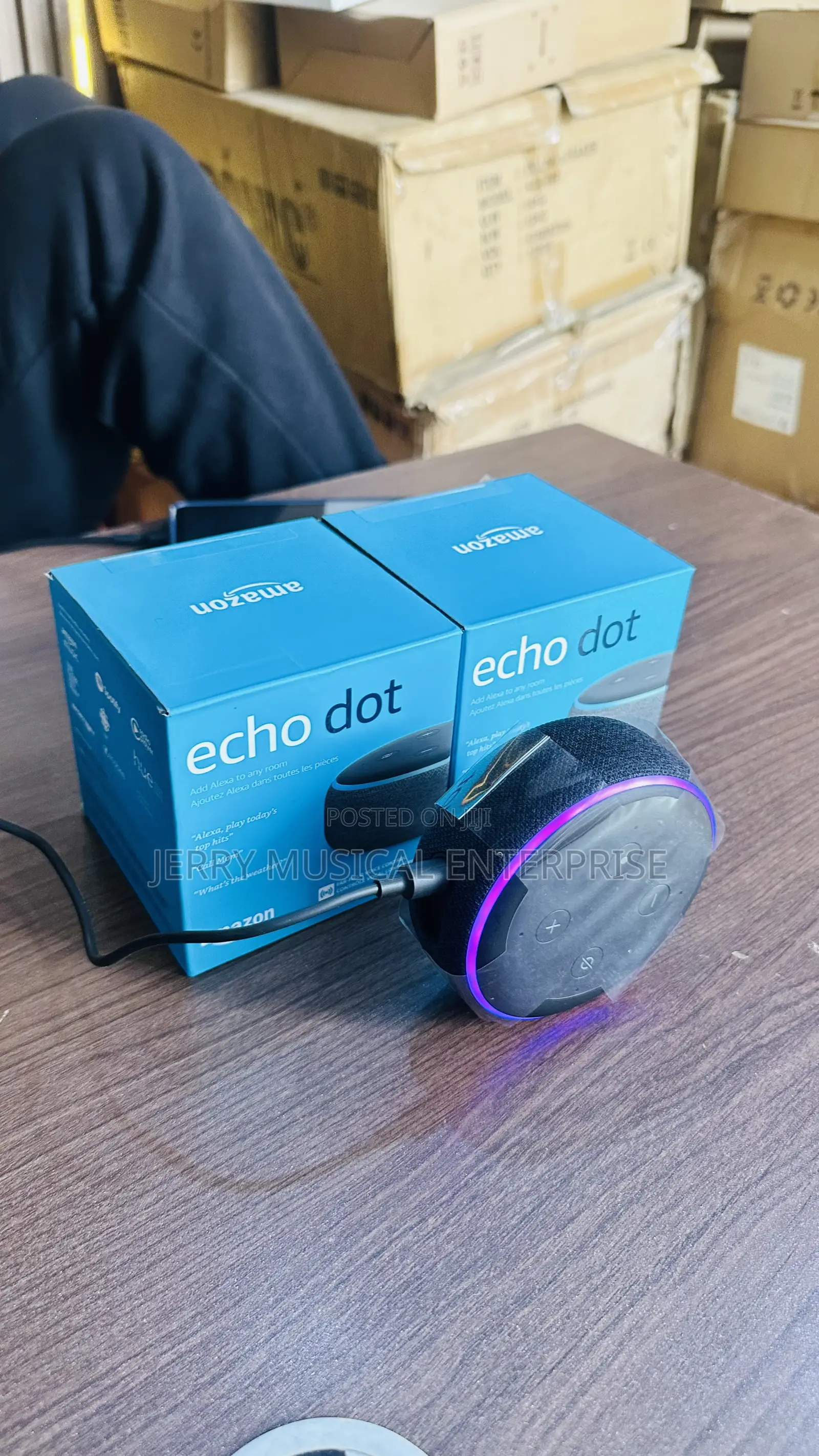Echo Pop Voice Command Device